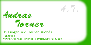 andras torner business card